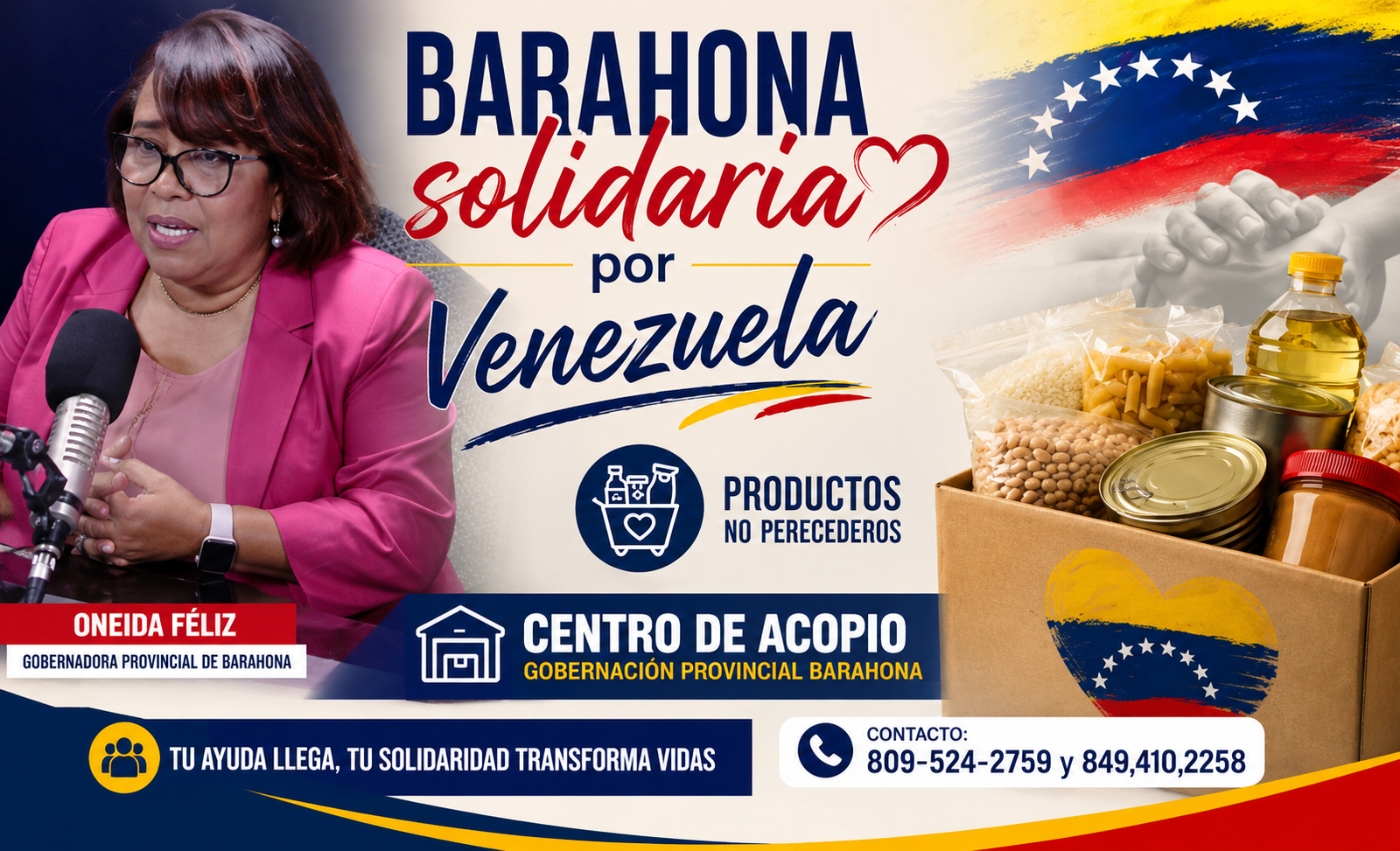 Barahona Solidaria por Venezuela