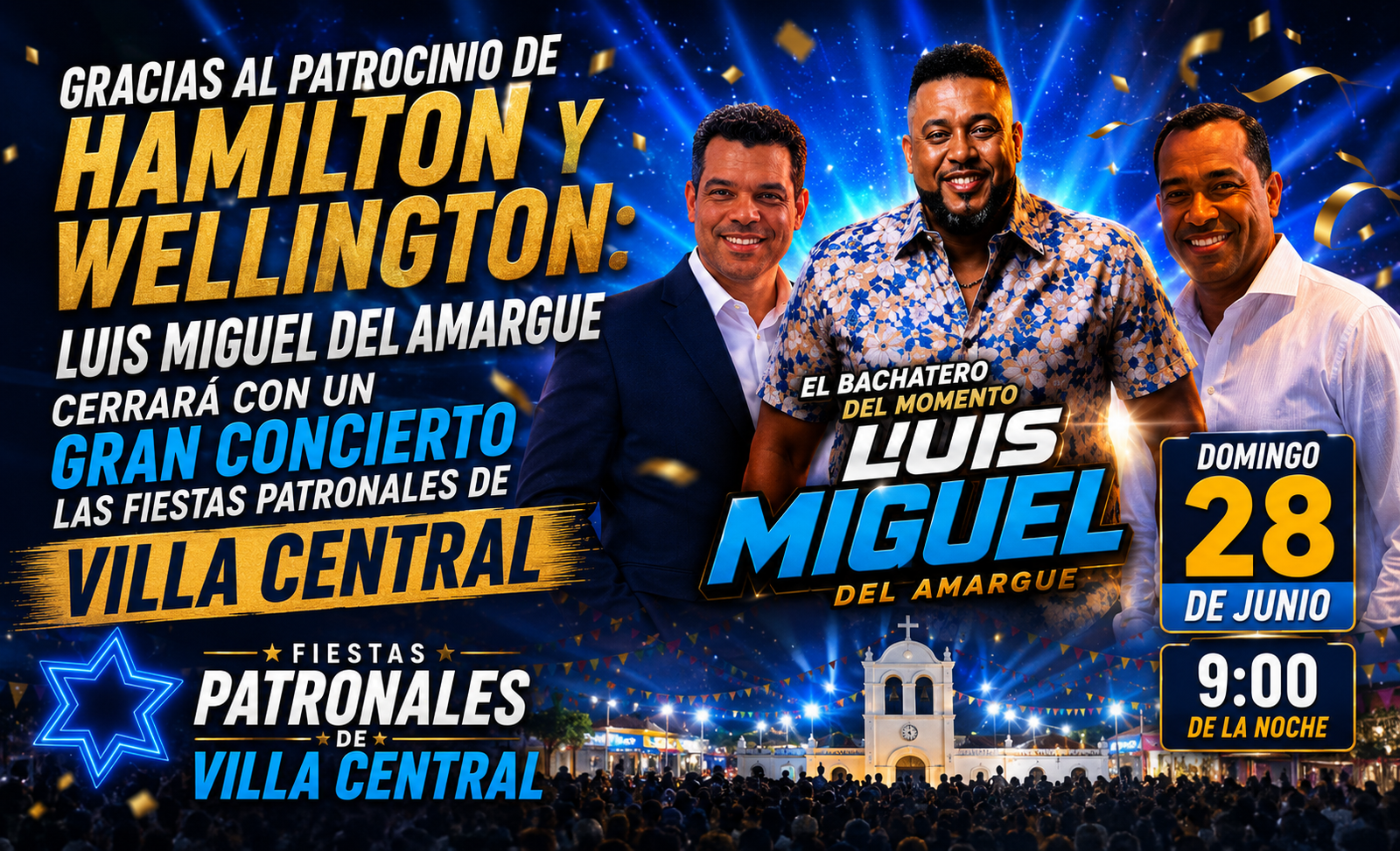 GRACIAS AL PATROCINIO DE HAMILTON Y WELLINGTON