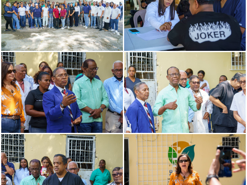 El operativo médico en la cárcel de Barahona