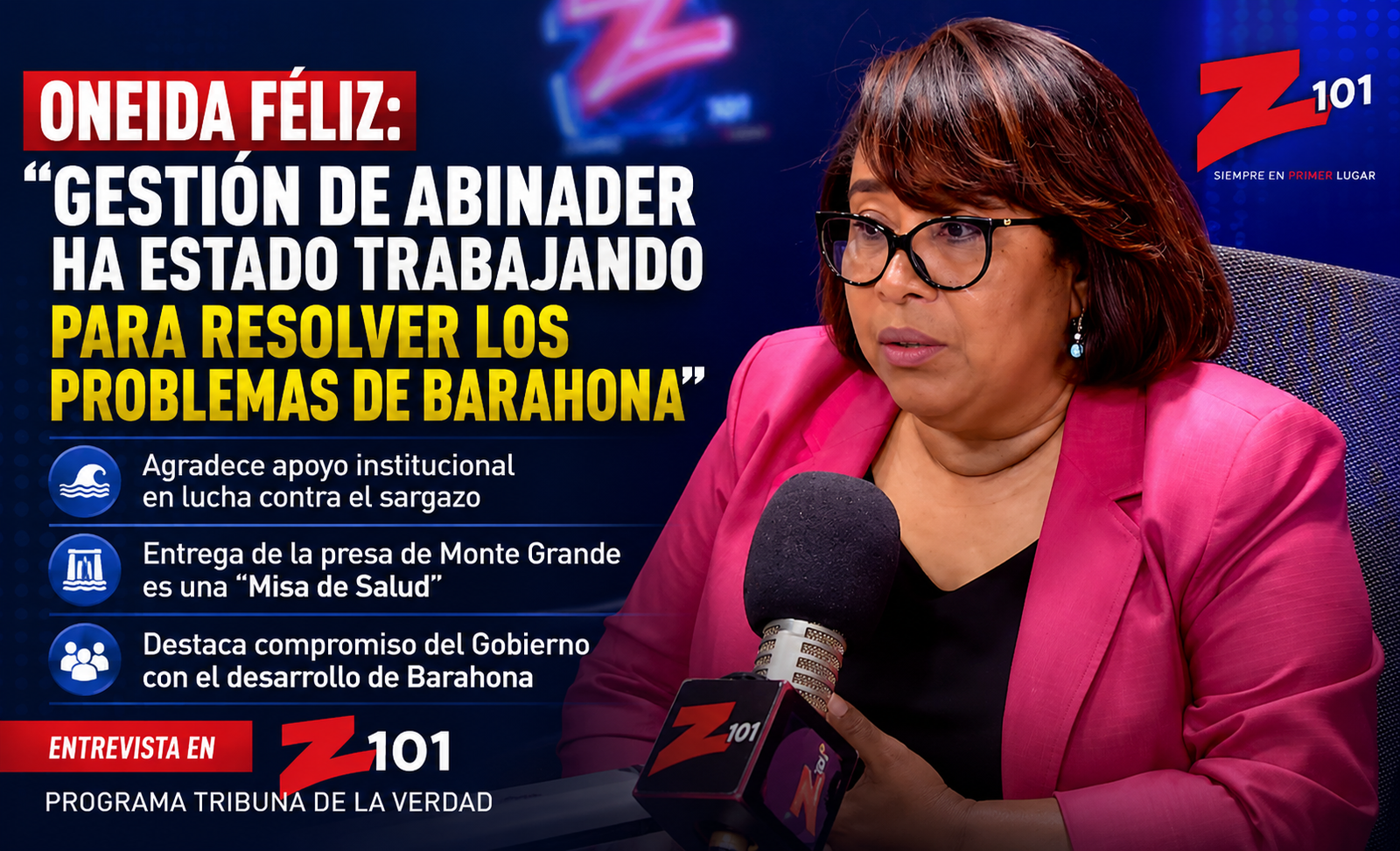Oneida Féliz Barahona.