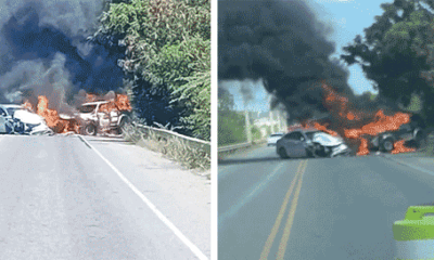 accidente de tránsito en Baní