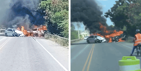 accidente de tránsito en Baní