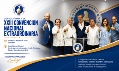 convención extraordinaria del PRM