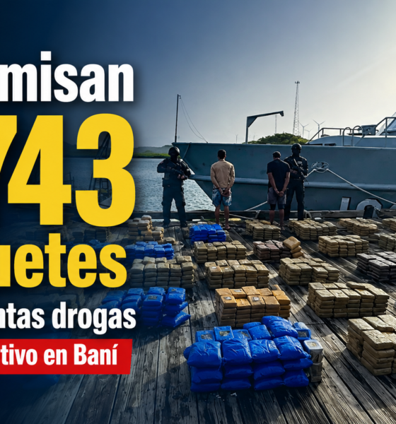 decomiso de drogas en Baní