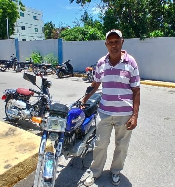 motocicleta recuperada en Barahona