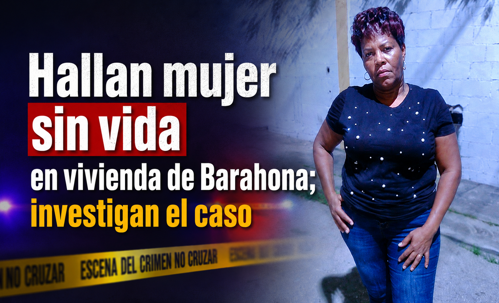 mujer hallada muerta en Barahona