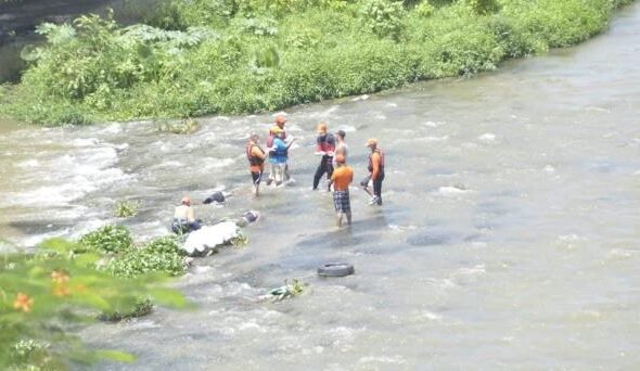niño ahogado en el río Yaque del Sur