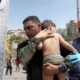 niño rescatado en Venezuela