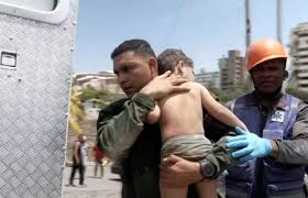 niño rescatado en Venezuela