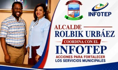 Alcalde Rolbik Urbáez coordina con el INFOTEP acciones para fortalecer los servicios municipales