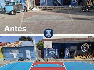Alcaldía remoza cancha