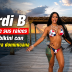 Cardi B presume sus raíces con un bikini con la bandera dominicana