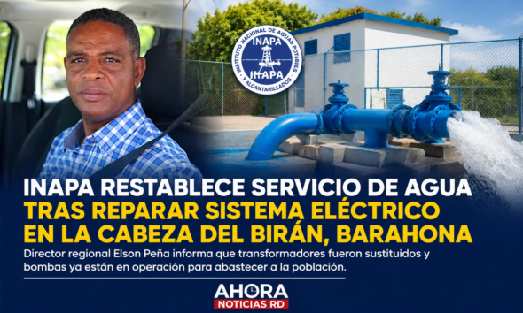 INAPA restablece servicio de agua en Barahona
