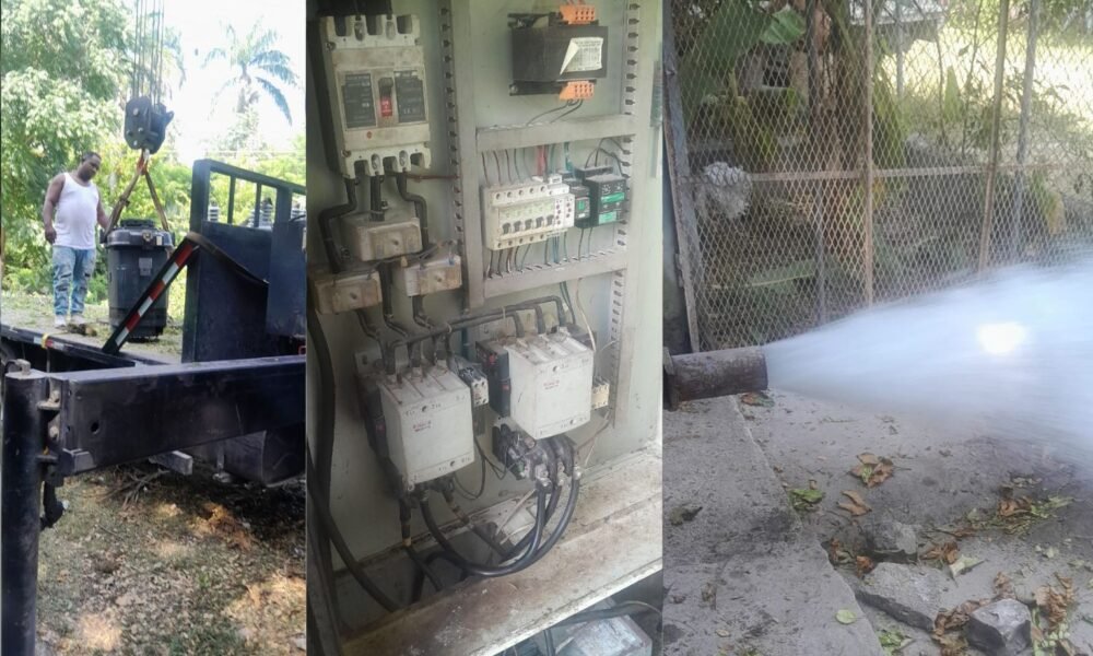 Instalacion de bomba en cabral