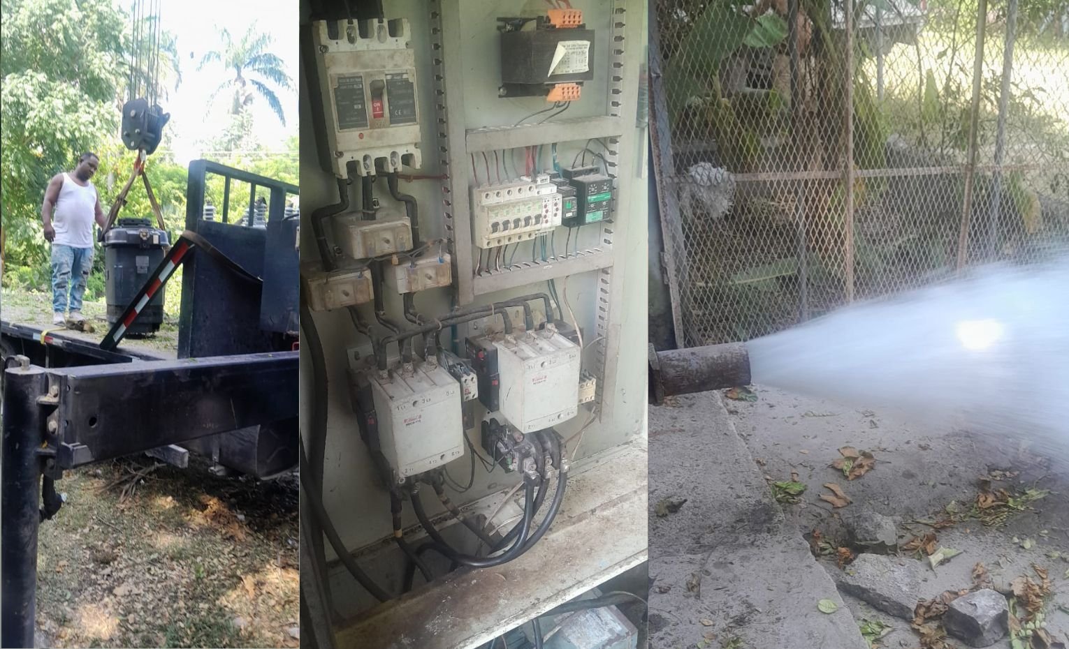 Instalacion de bomba en cabral