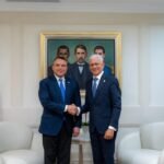 Julio Landron y Presidente del Senado