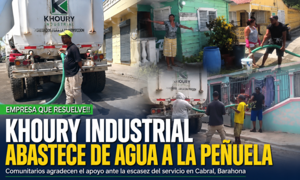 Khoury Industrial abastece de agua