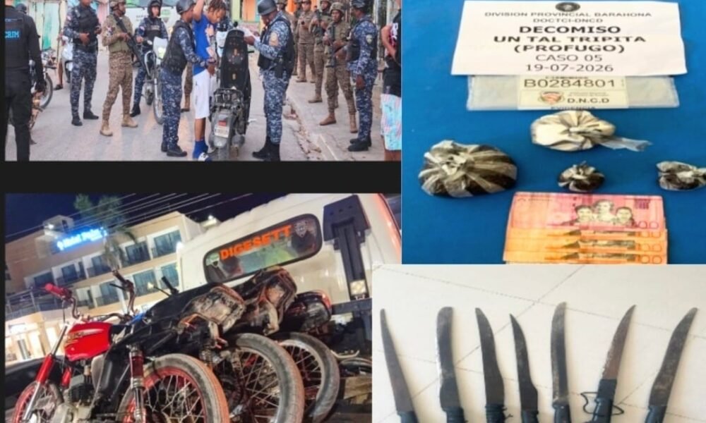 operativos policiales en Barahona