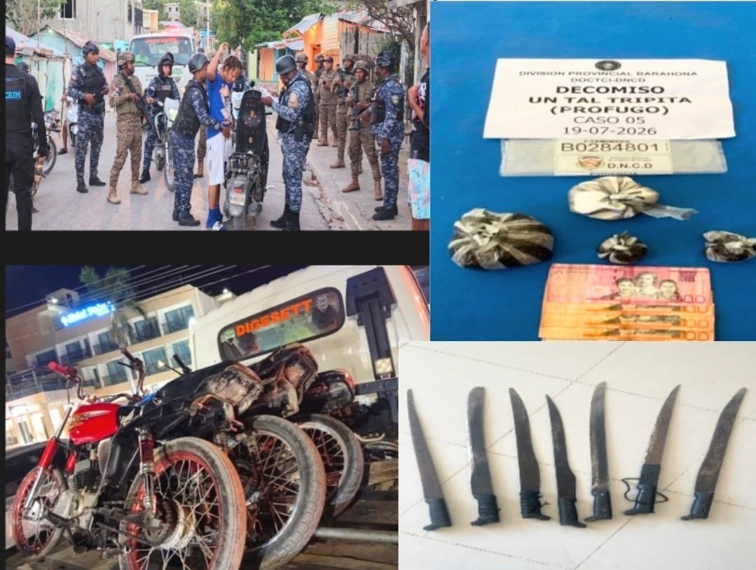operativos policiales en Barahona