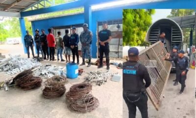 Robo de metales en Barahona