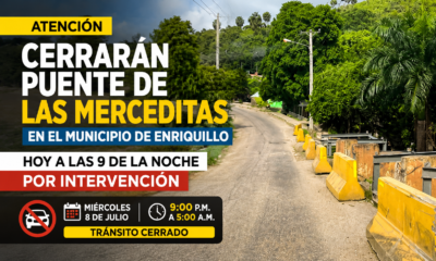 cierre del puente de Las Merceditas