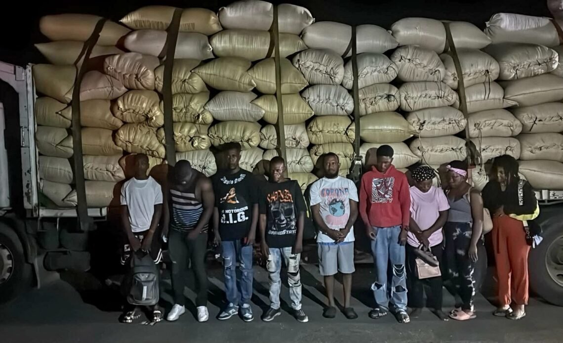 Ejército intercepta camión con 10 haitianos