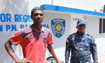 motocicleta recuperada en Barahona
