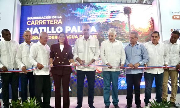 presidente Abinader inaugura la carretera Hatillo Palma–Derramadero–Agua
