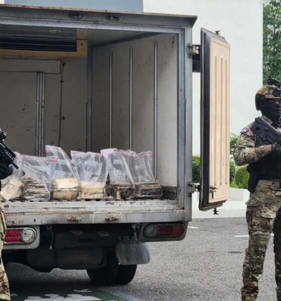 DNCD ocupa 321 paquetes de presunta cocaína ocultos en contenedor en Caucedo, Boca Chica