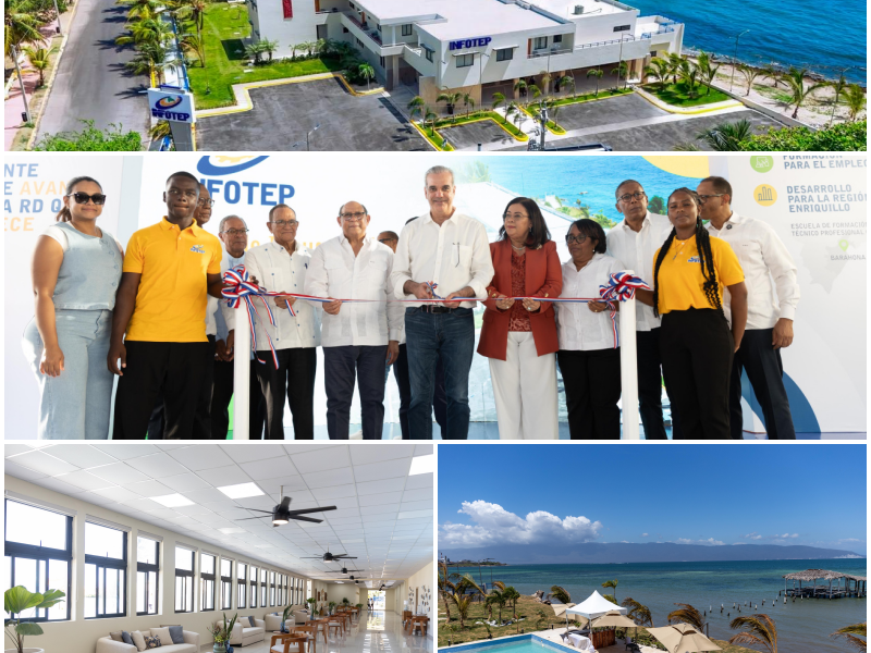 Abinader inaugura Escuela Técnico Profesional Guarocuya en Barahona