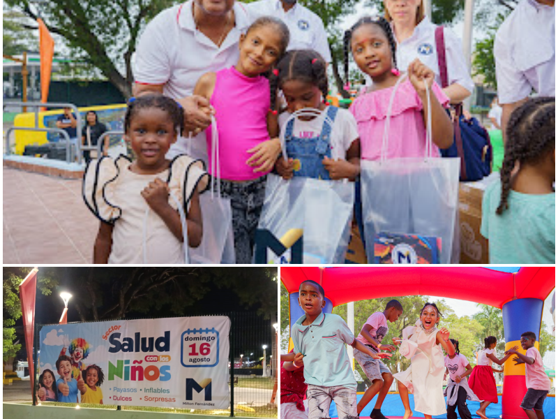 Alcaldía de Barahona agasaja a niños y niñas y entrega kits escolares ante inicio del año escolar