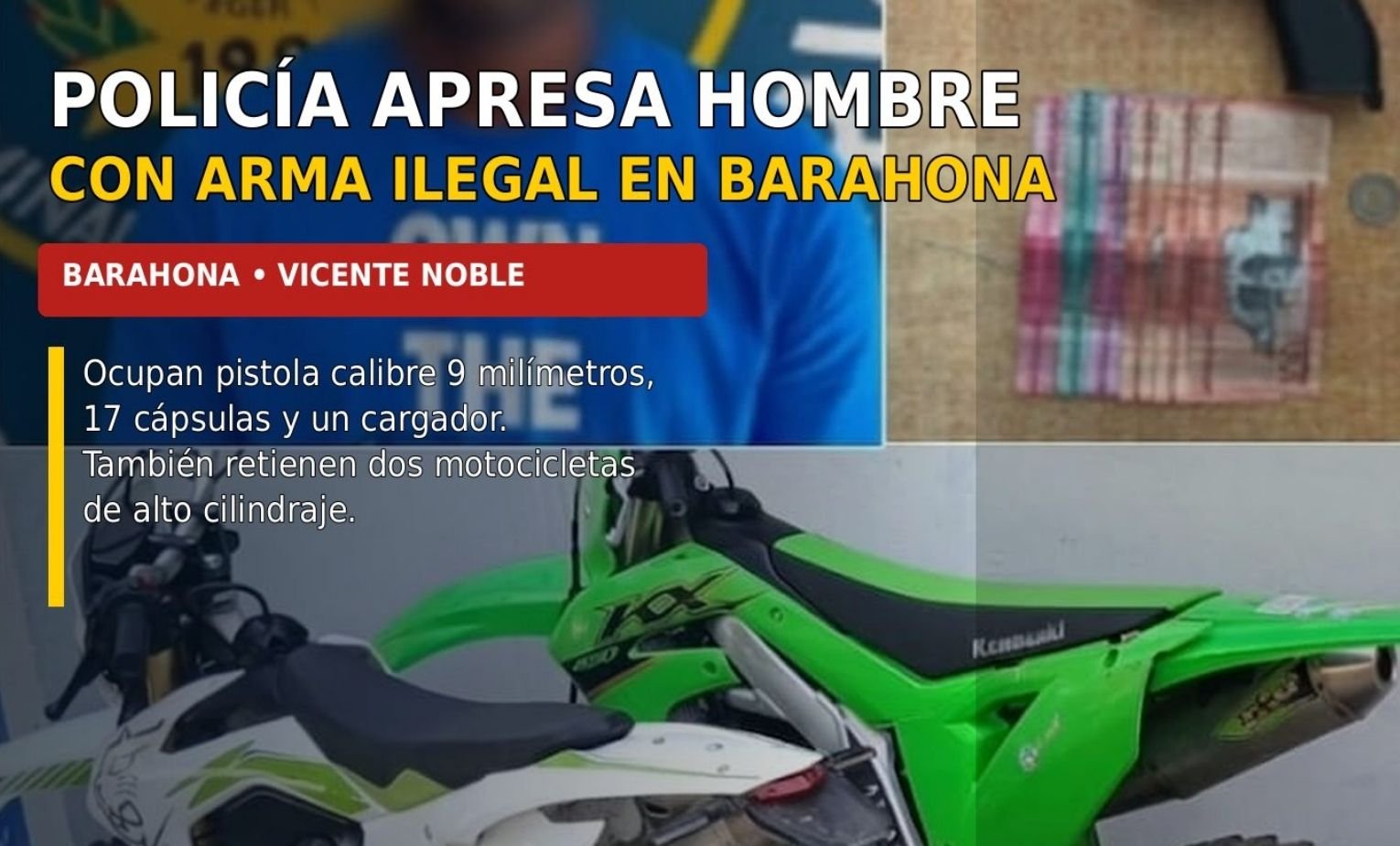 Policía apresa hombre en Barahona