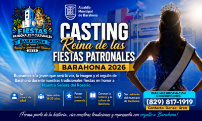 Casting Reina de las Fiestas Patronales Barahona 2026
