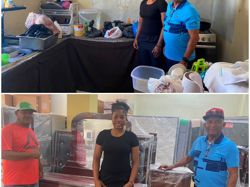 DASAC entrega alimentos y enseres a Anyela Gómez