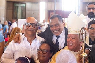 Director del INDESUR participa de la toma de posesión de monseñor Andrés Napoleón Romero como nuevo obispo de La Vega