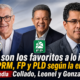 Estos son los favoritos a lo interno en el PRM, FP y PLD según la encuesta ACD Media Collado, Leonel y Gonzalo
