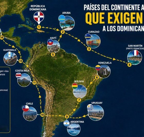 Haití y otros países cercanos en los que el pasaporte dominicano «no abre» las fronteras