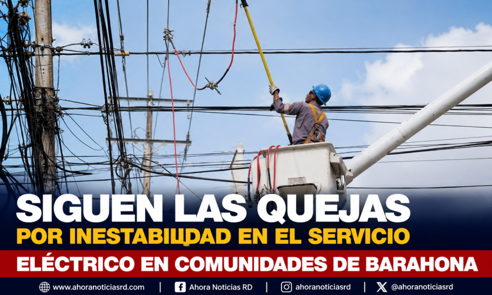 Inestabilidad del servicio eléctrico en Barahona