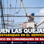 Inestabilidad del servicio eléctrico en Barahona