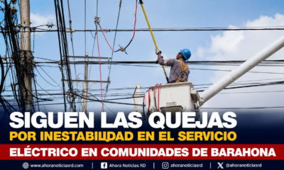 Inestabilidad del servicio eléctrico en Barahona