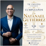 El doctor Natanael Gutiérrez celebrará su cumpleaños con una noche de bolero y clásicos en Barahona