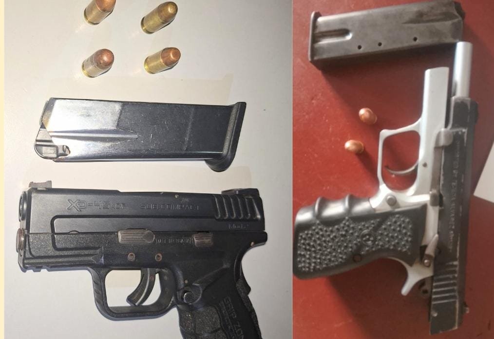 Policía Nacional apresa varias personas y ocupa dos armas de fuego ilegales durante operativos realizados en Barahona y Enriquillo.
