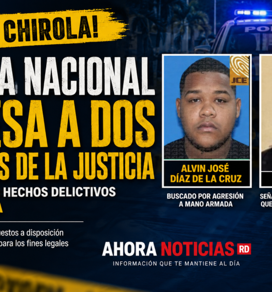 Policía Nacional captura dos prófugos en Barahona