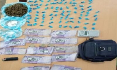 Policía Nacional apresa a joven con presuntas drogas