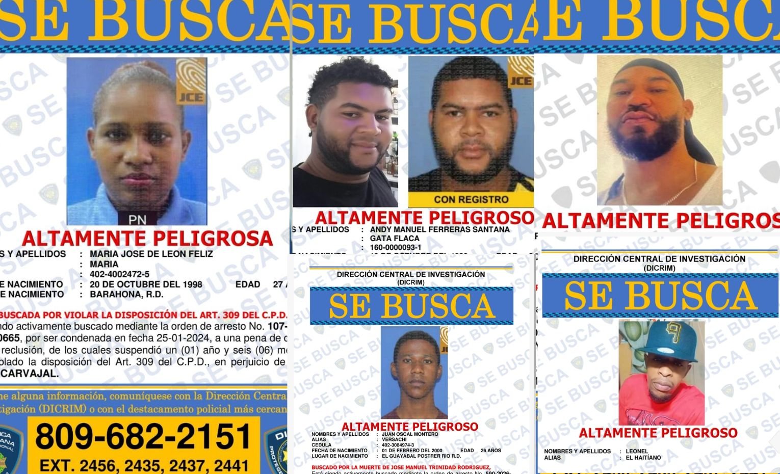 Policía activa la búsqueda de varias personas