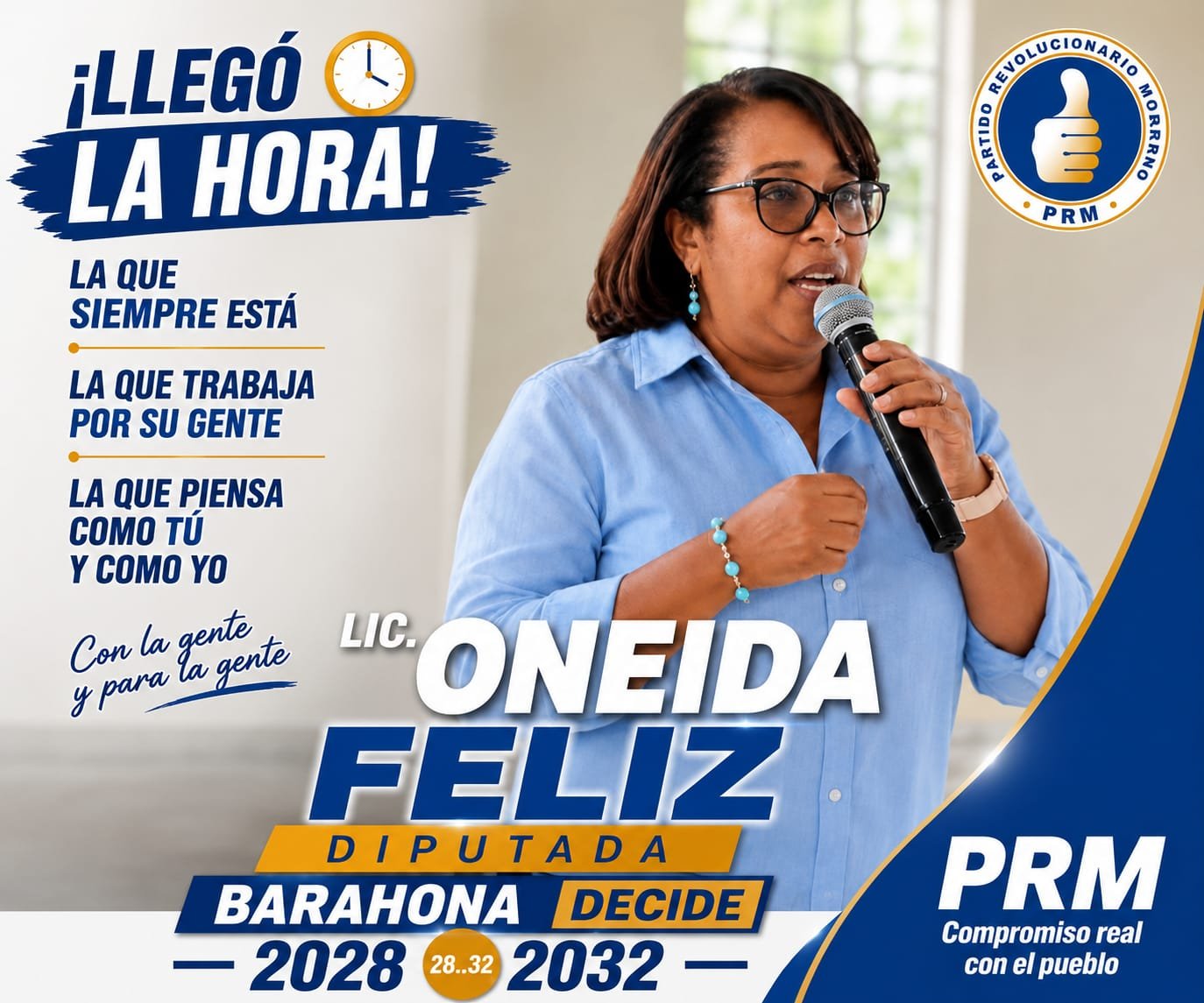 Promueven a Oneida Feliz para Diputada