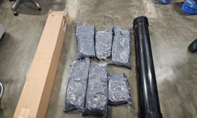 Video: DNCD incauta seis paquete de marihuana ocultos en portaplanos