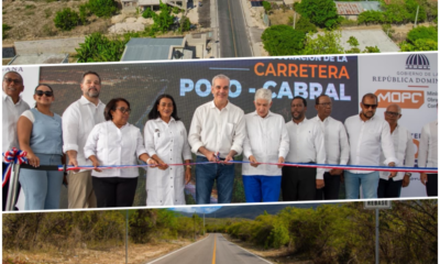 Luis Abinader inauguró la carretera Cabral-Polo, una obra de 20.5 kilómetros que beneficia a unas 27,000 personas y fortalece la conexión vial del sur.