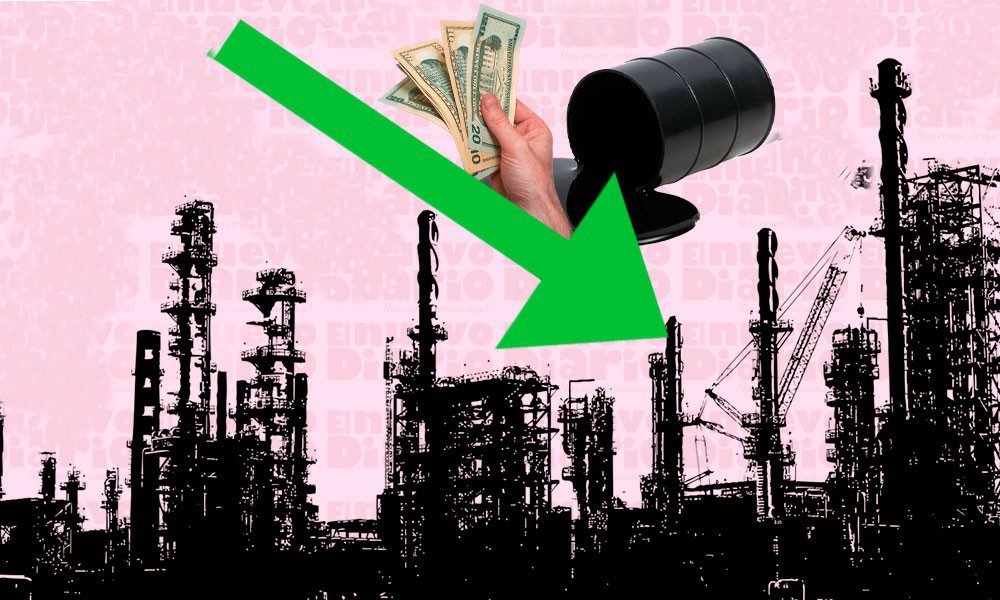 Petróleo de Texas cae 5.7 %