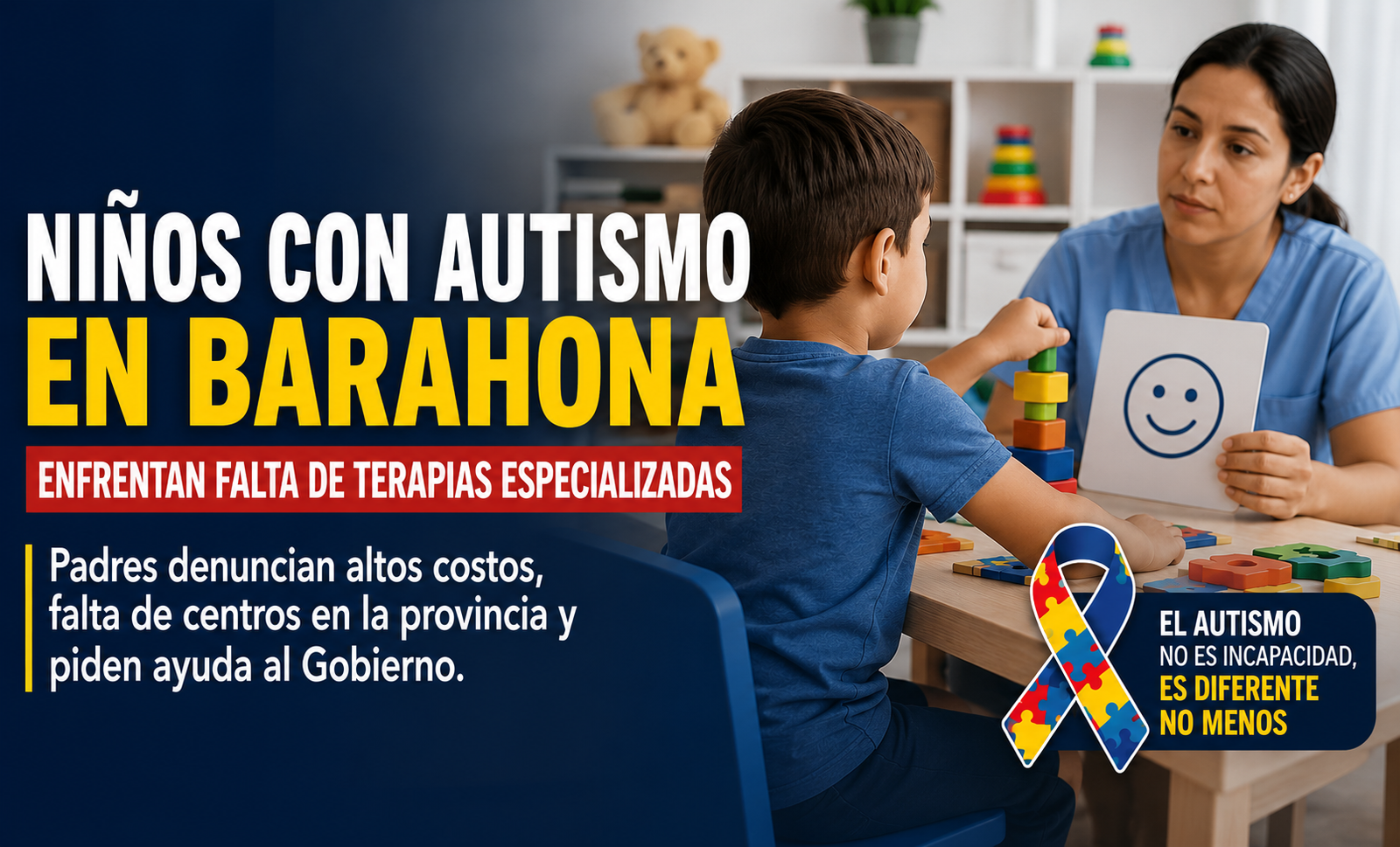 terapias para niños con autismo en Barahona